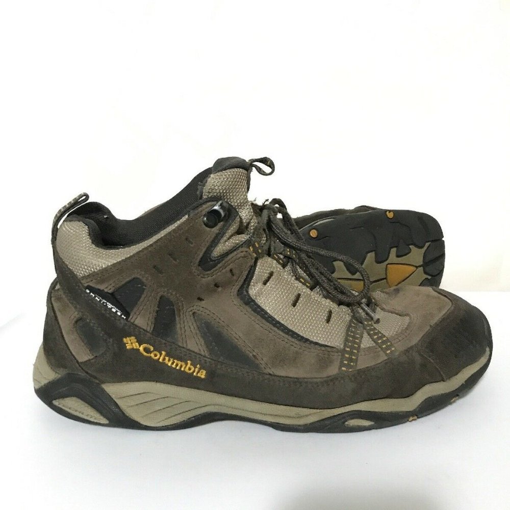 Columbia Omni Tech Hiking Waterproof Boots Brown